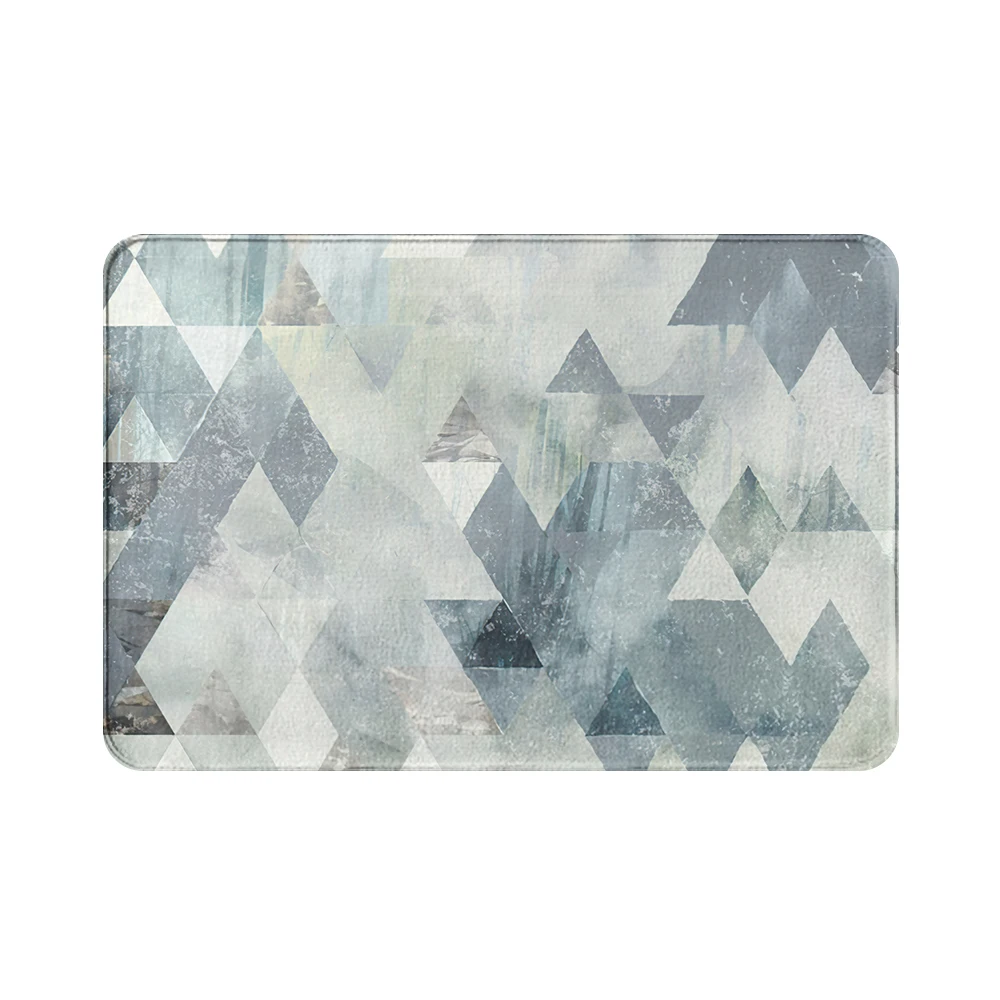 

Геометрический напольный коврик, Противоскользящий коврик для двери, входа в гостиную, ванной, туалета, домашний декоративный коврик