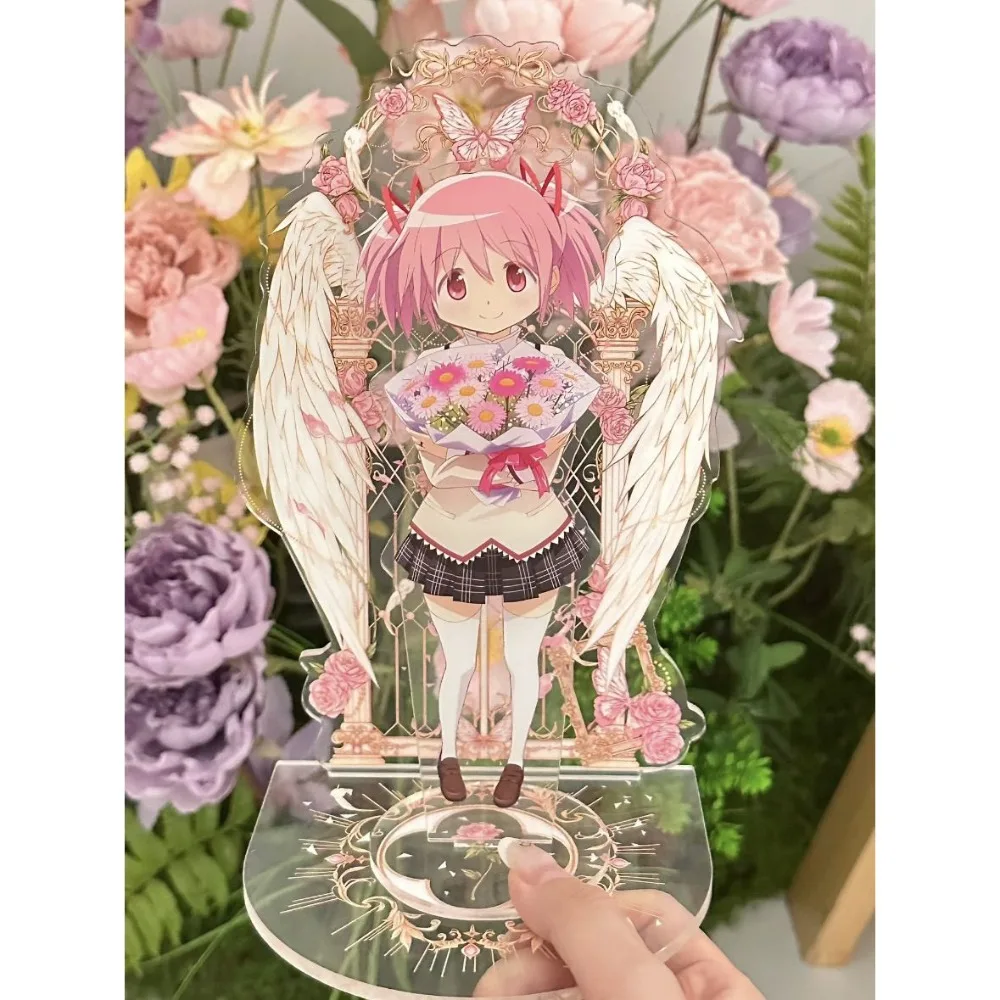 Фото Акриловая фигурка-подставка Канамэ Мадока из аниме Puella Magi Madoka Magica: милый, модный, оригинальный декор для спальни и комнаты №5