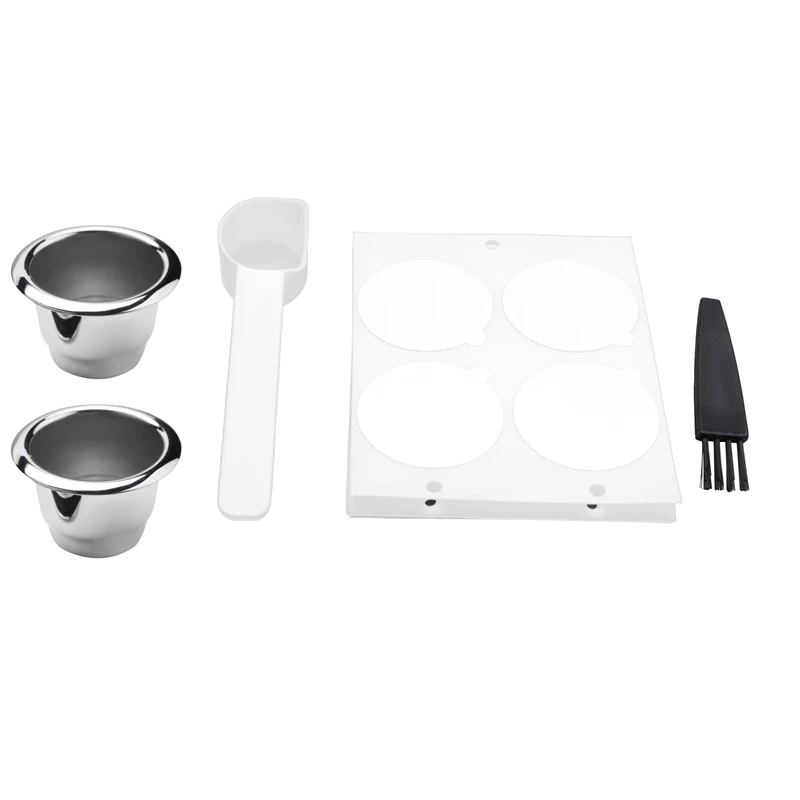 

Promotion! Tamper Stainless Steel Refillable Nespresso Coffee Capsule Reusable Nespresso Machine Espresso Coffee Maker Cup Filte