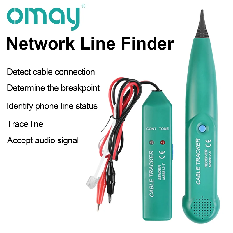 Кабельный трекер OMAY MS6812 тестер локальной сети профессиональный линейный