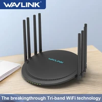 wavlink original gigabit wireless wifi router high speed wifi range extender 5ghz wifi repeater high gain antennas easy setup
