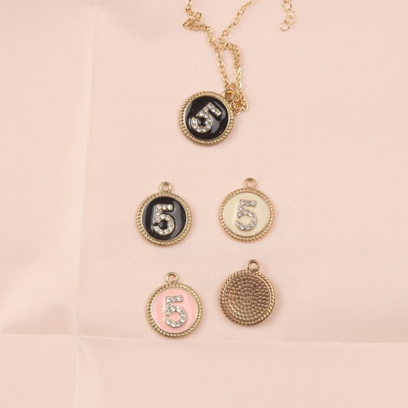

Small Fragrant Hill Tea Flower Perfume Alloy Oil Dropping Pendant Diy Handmade Earrings Necklace Badge Making Material Style