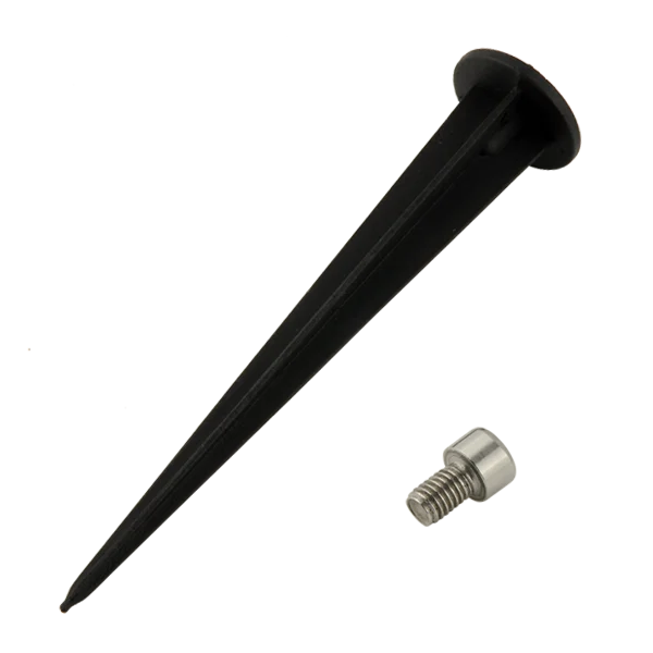 

Ground Pin Outdoor Lighting Fixed LED Light Lamps Parts Black Anti-Rust Aluminum Body for Lawn Courtyard Lights Landscape Garden