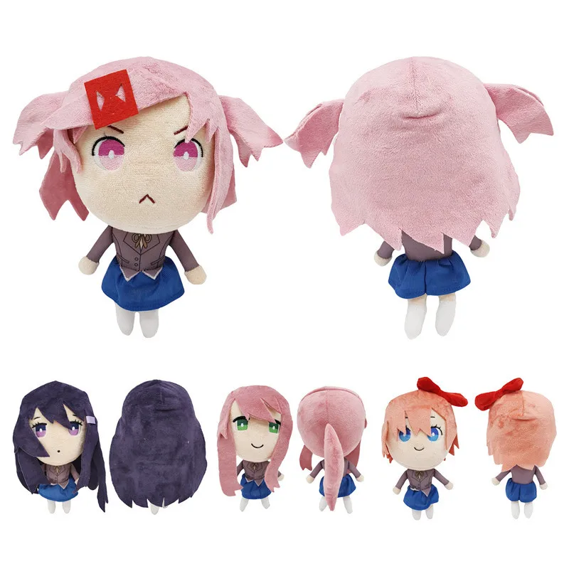 

20CM New Doki Doki Literature Club Plushies Animation Peripheral Doll Toys Children's Birthday Gifts