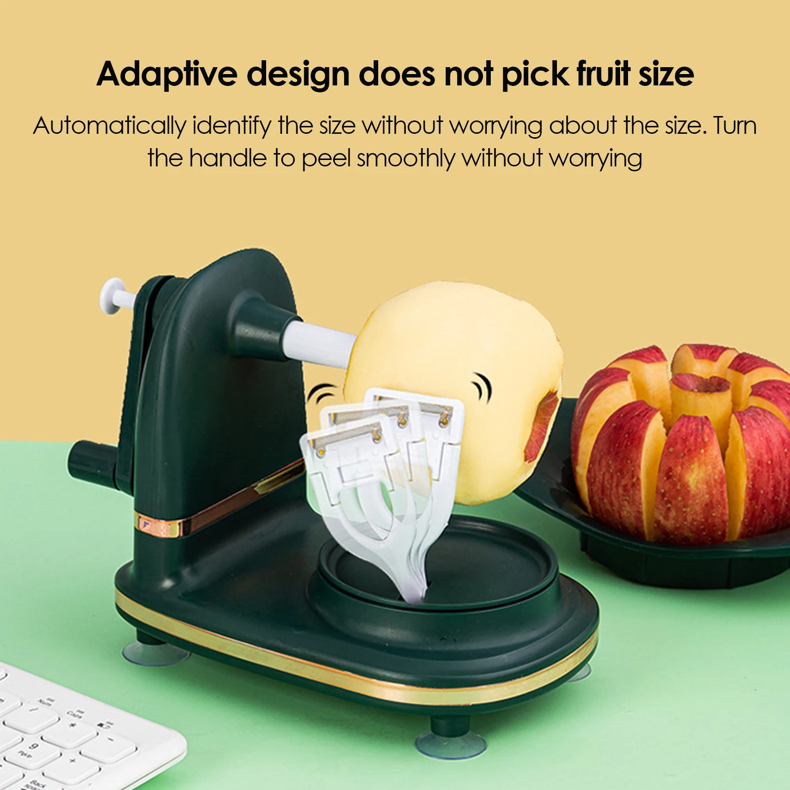 

Ручная многофункциональная вращающаяся машина для чистки фруктов и яблок, домашняя Овощечистка для фруктов, кухонные приспособления, инст...