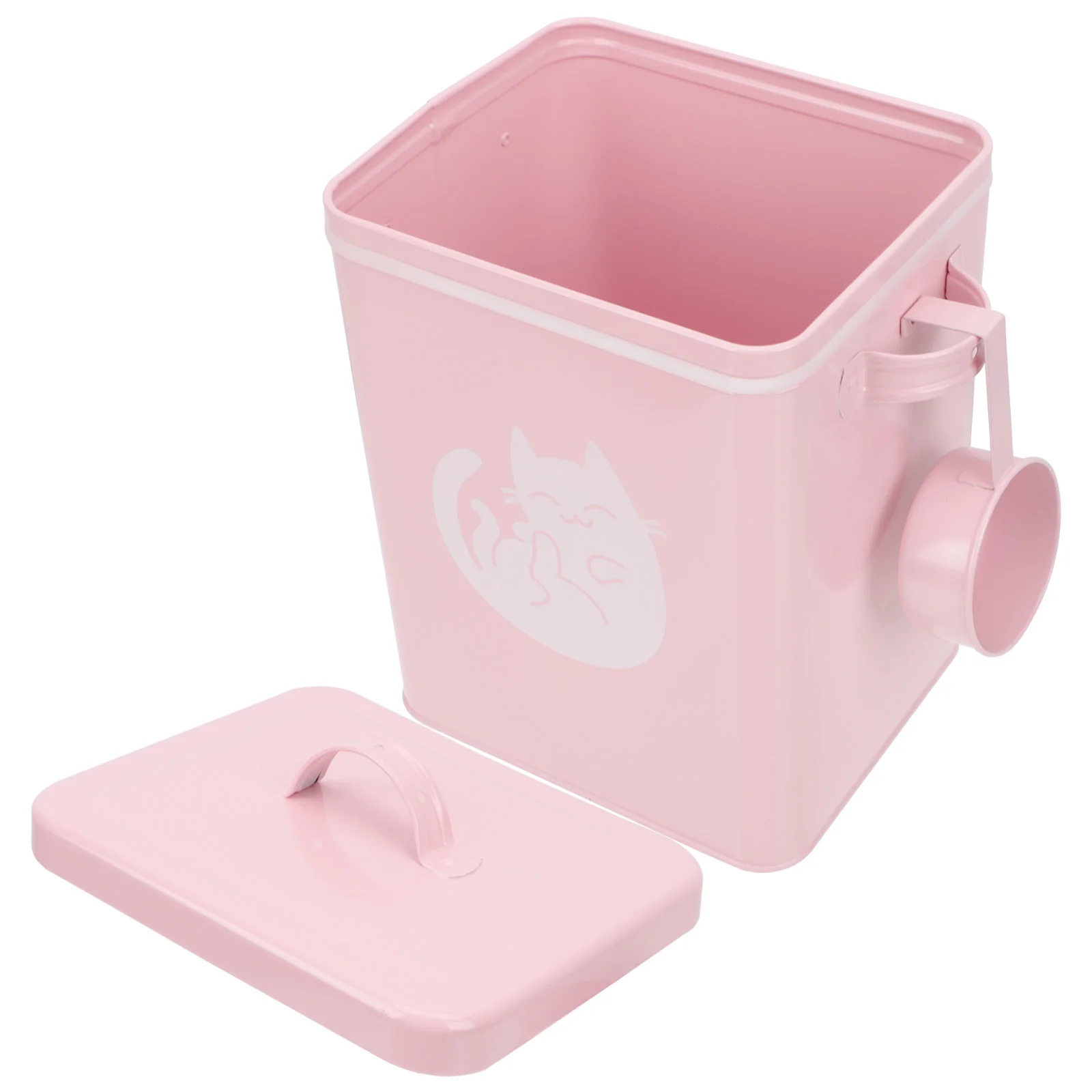 

1 Set of Dog Treat Container Lidded Pet Food Container Dog Food Storage Bin