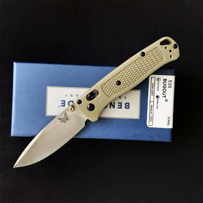 

Multiple Color Benchmade 535/535S Bugout Folding Knife S30V Blade Outdoor Safety Defense Portable Pocket Knives EDC Tool