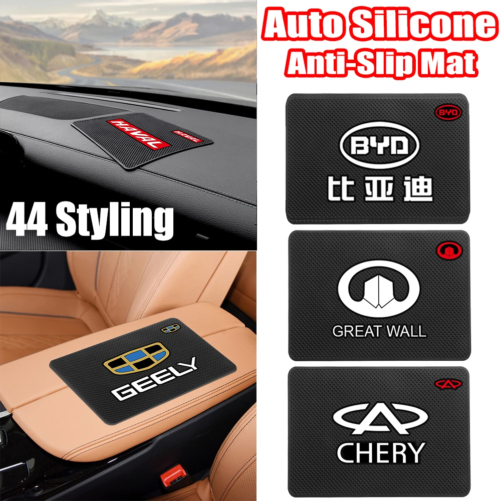 

Car Dashboard Sticky Anti-Slip Silicone Mat Phone Non-Slip Pad for Renault DACIA Badge Scenic Clio Twingo Fluence Megane 2 3 Zoe