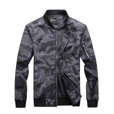

NEW IN Spring Autumn Men's Camouflage Jackets Male Coats Camo Bomber Jacket Man Outwear Windbreaker Baseball Coats Clothing