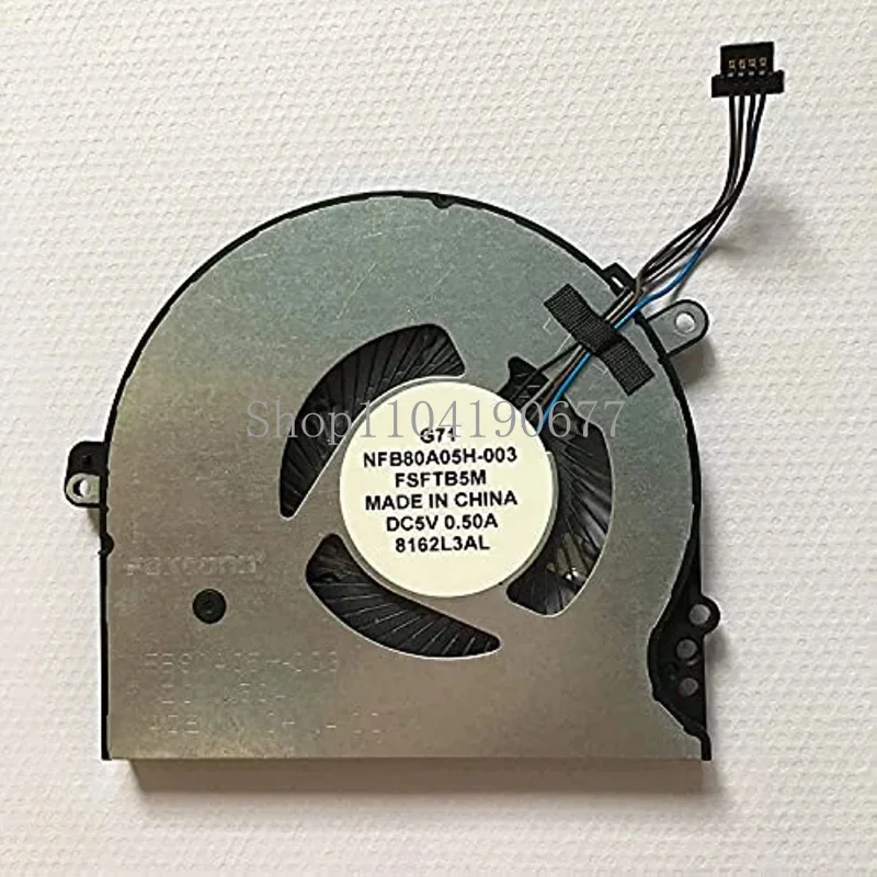 Вентилятор для HP Pavilion 14-bk 15-cc5xx thru 15-cc6xx 15-ck охлаждения процессора 927918 -001