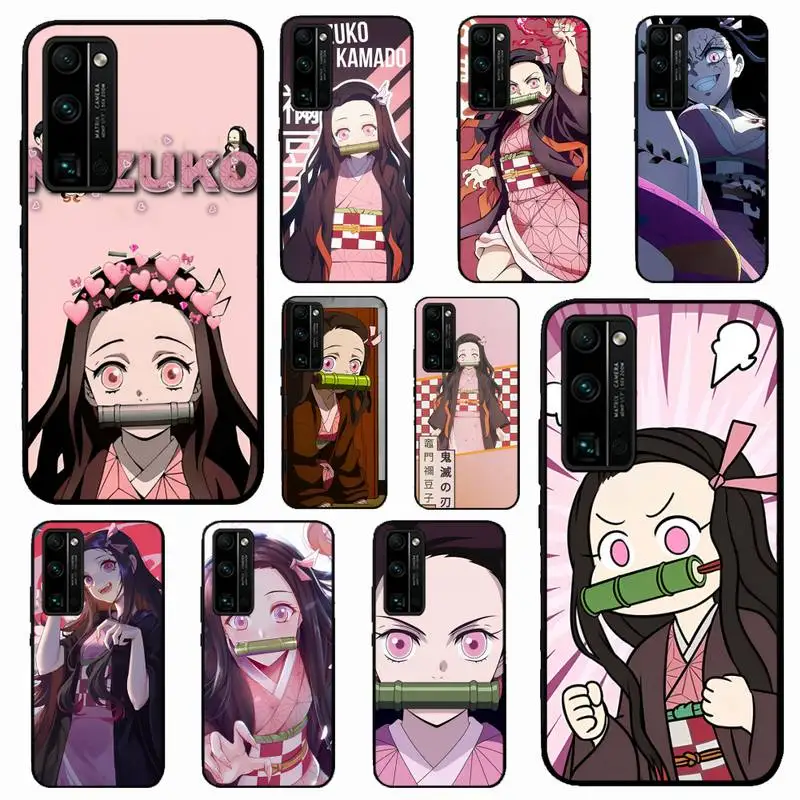 

Demon Slayer Kamado Nezuko Phone Case for Huawei Honor 10 i 8X C 5A 20 9 10 30 lite pro Voew 10 20 V30