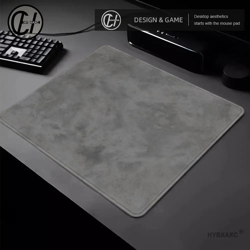 Gaming Mouse Pad Gray Maous Computer Mat Large Mousepad Marble Keyboards Accessories Offices Pc Setup Deskmat Strata Liquid