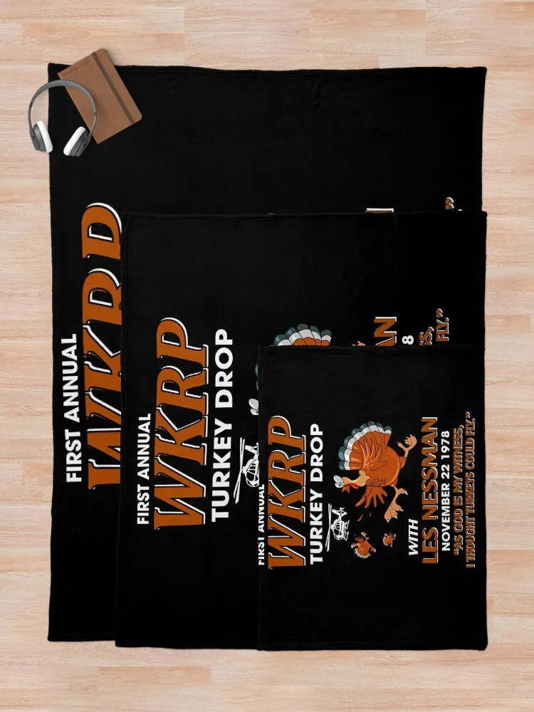 WKRP Турция Drop с Les Nessman - Одеяло на День Благодарения Декоративные одеяла Хэллоуин