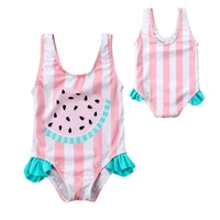 0 36 months toddler baby girls watermelon ruffles swimsuit bikini bathing suit swimwear swimming