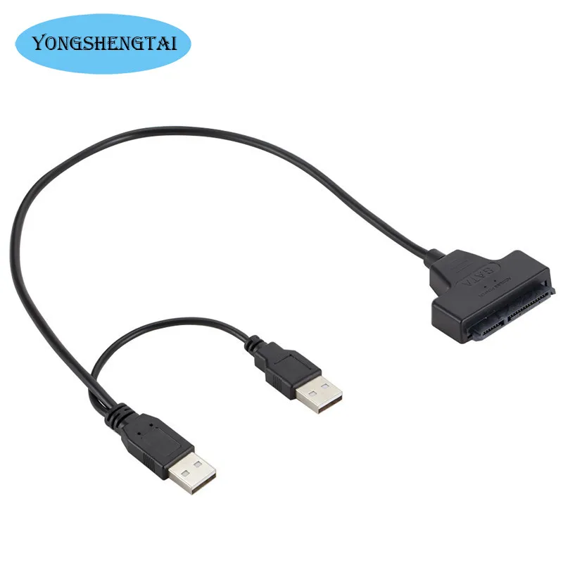 Прямая продажа с фабрики Переходник USB 2 0 на SATA 7 + 15 Pin для 5-дюймового HDD SSD высокого