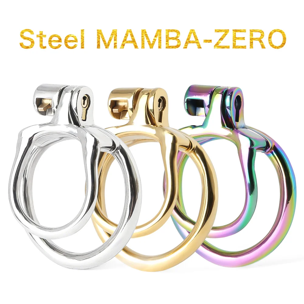 Новое поступление клетка для пениса MAMBA-ZERO из нержавеющей стали мужское