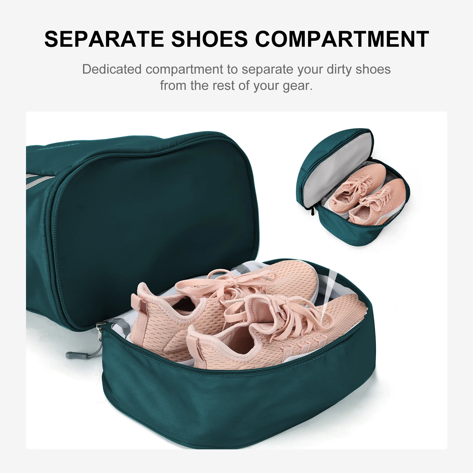 Водонепроницаемый Нейлоновый Рюкзак Унисекс С Отделением Для Обуви Сумка