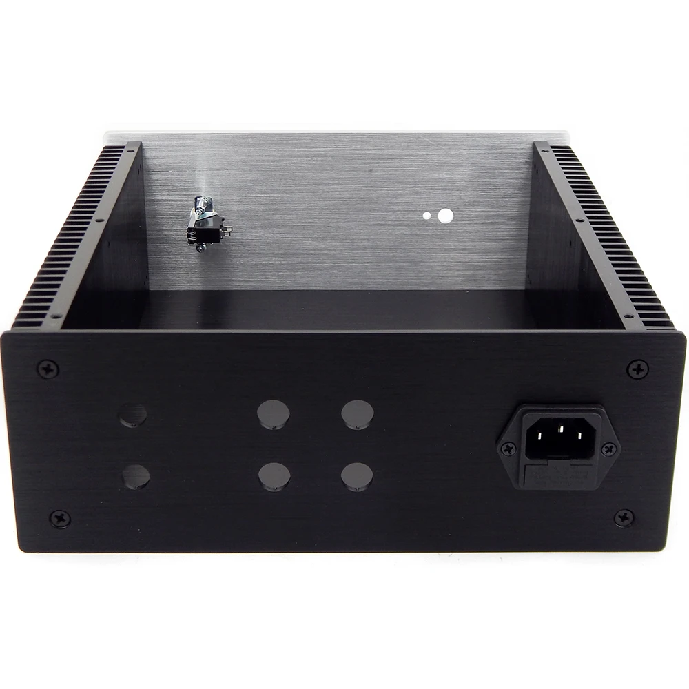 Фото Алюминиевый Чехол для Hi-Fi аудио усилителя, предусилитель шасси PSU, профессиональное оборудование, корпус 271*240*90 мм №4