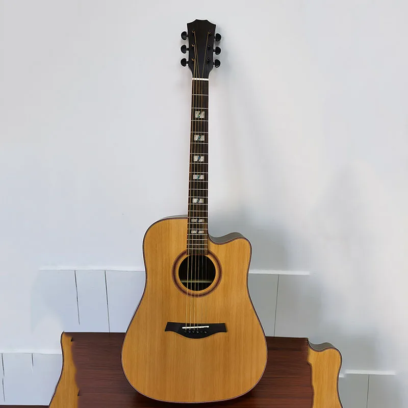 

Travel Left Handed Bass Guitar Acoustic Processor Country Store Guitar Pick Six String Guitarra Espanola Music Man Guitar HY50GT