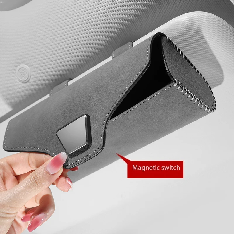 Автомобильная коробка для очков солнцезащитный козырек хранения солнцезащитных