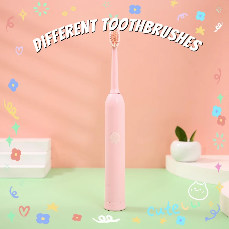 

Rechargeable Electric Toothbrush for Men and Women Adult Rechargeable Soft Bristle Toothbrush Acoustic Automatic Toothbrush