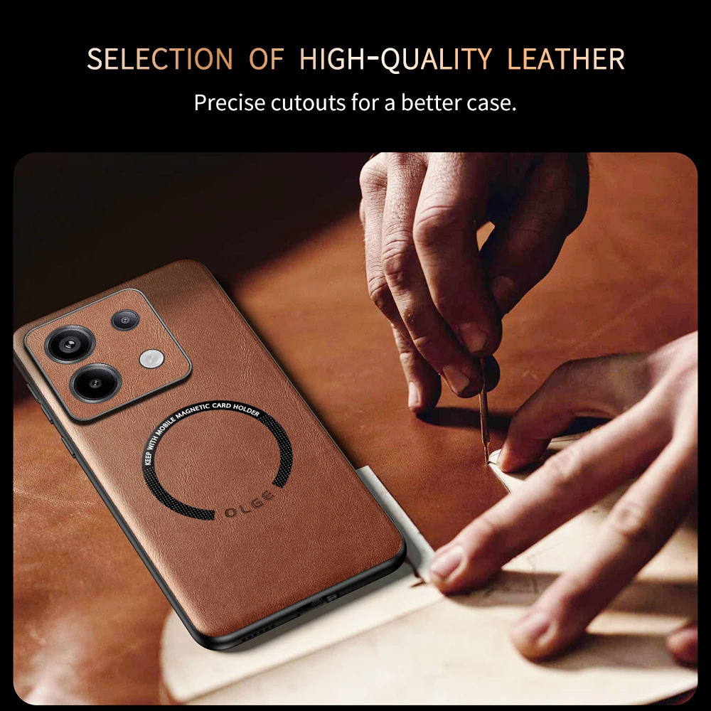 Роскошная искусственная кожа для Redmi Note 13 Pro Plus силиконовый чехол 4G телефон 13C