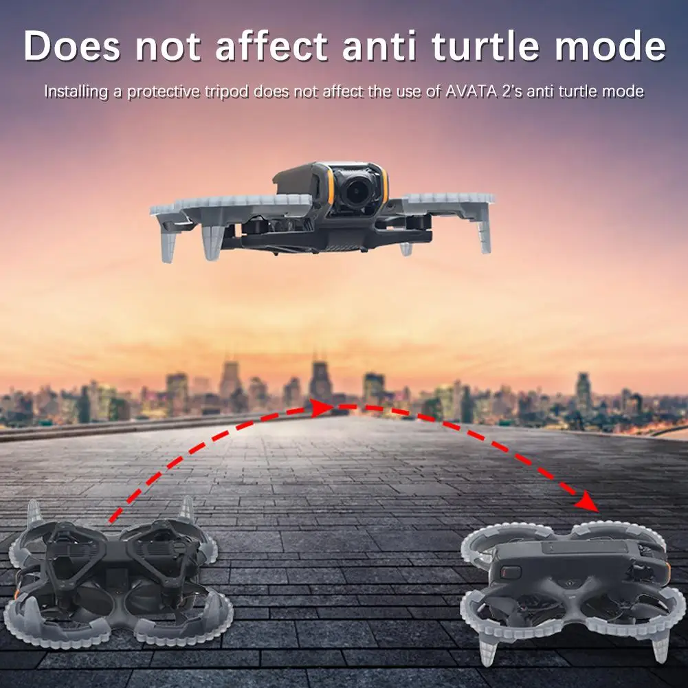 Для DJI AVATA 2 в 1 защитный штатив анти-столкновения усиленная защита аксессуары