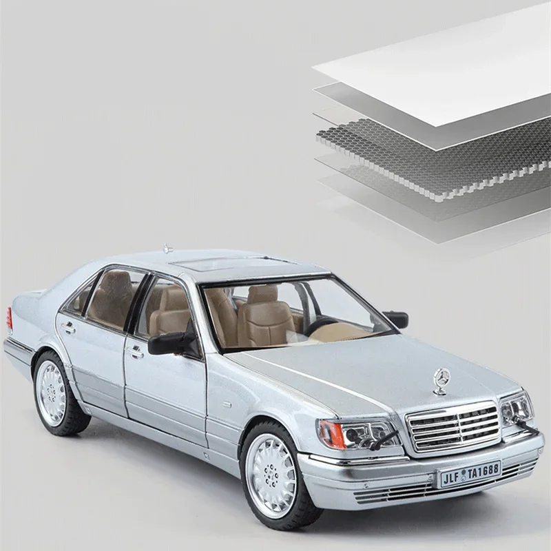 1:24 W140 S320 SEL Street Edition классическая модель автомобиля из сплава литая под давлением