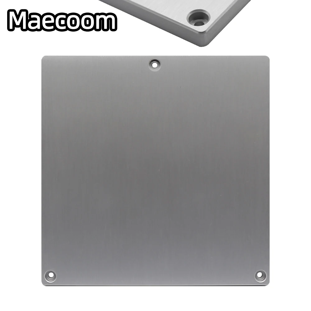 Voron 0.1 MIC6 الألومنيوم لوحة ثلاثية الأبعاد أجزاء الطابعة التدفئة السرير دعم ل Voron 0.1 الساخن السرير طابعة ثلاثية الأبعاد بناء لوحة 120*120 مللي متر