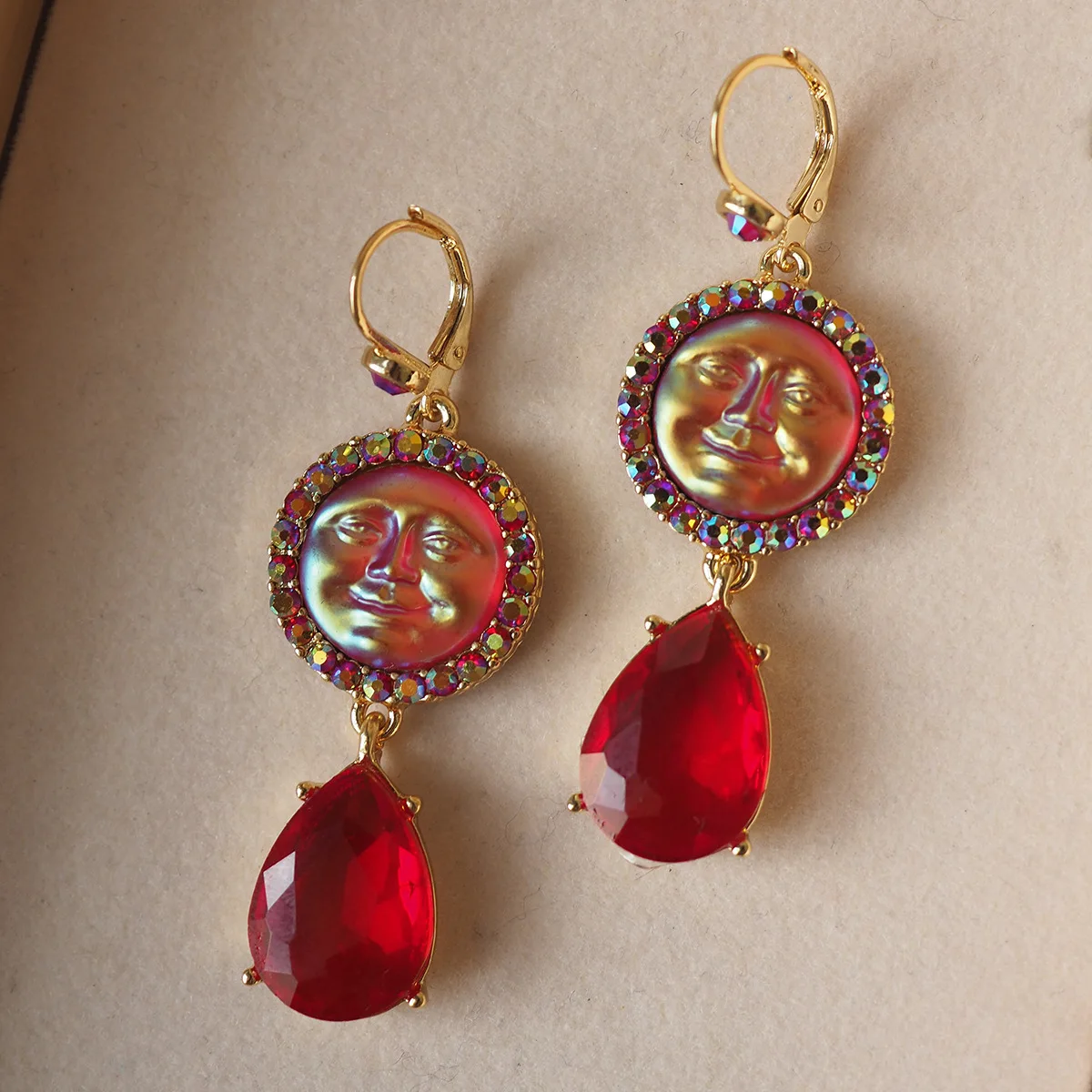 

Винтажные серьги-капельки с маркировкой rsu