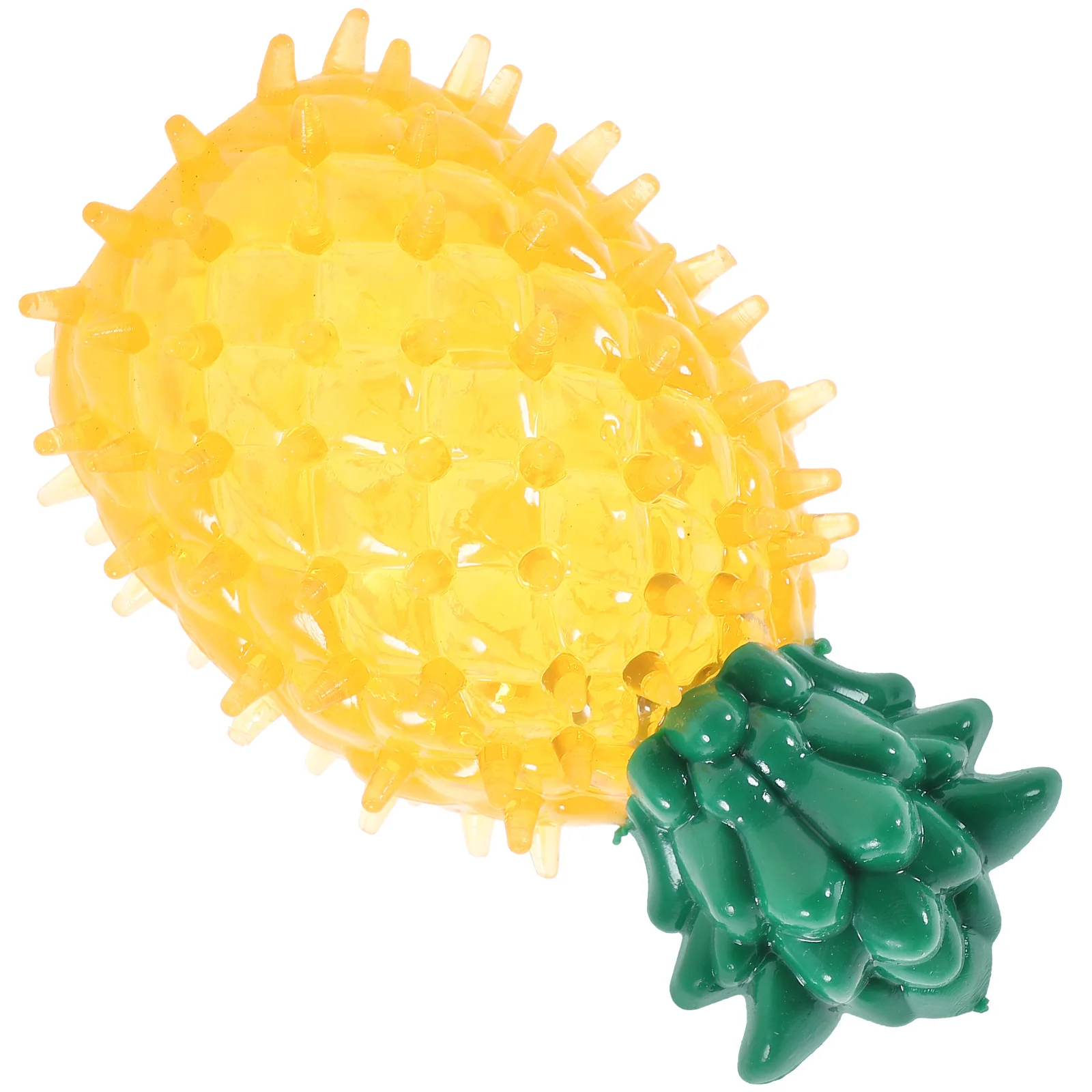 

Pineapple Shaped Chewing Toy Wear-resistant Dog Plaything Portable Molar Toy