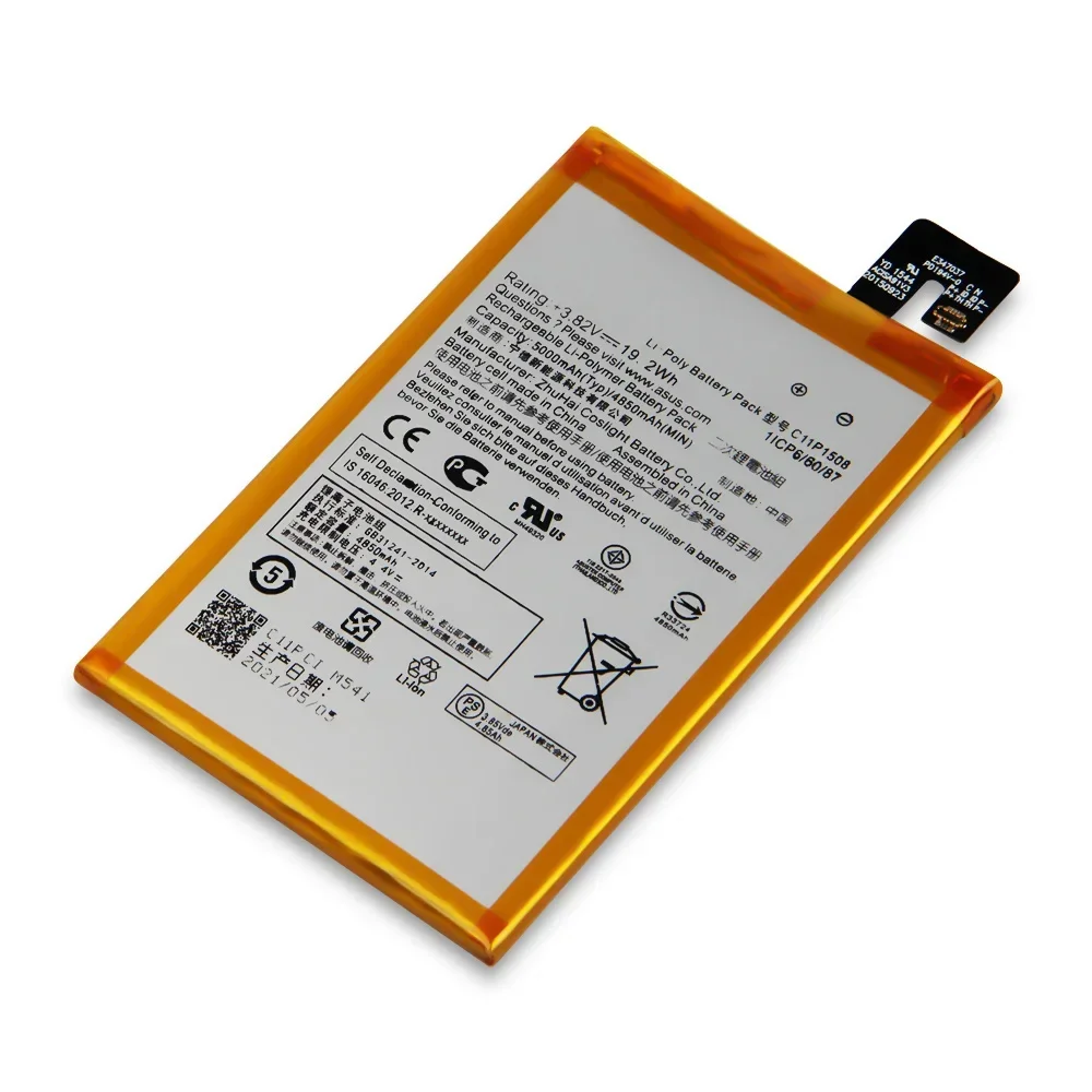 Аккумулятор для телефона C11P1508 ASUS Zenfone max 5000Z ZC550KL C550KL Z010AD Z010D Z010DD Z010DA Сменный