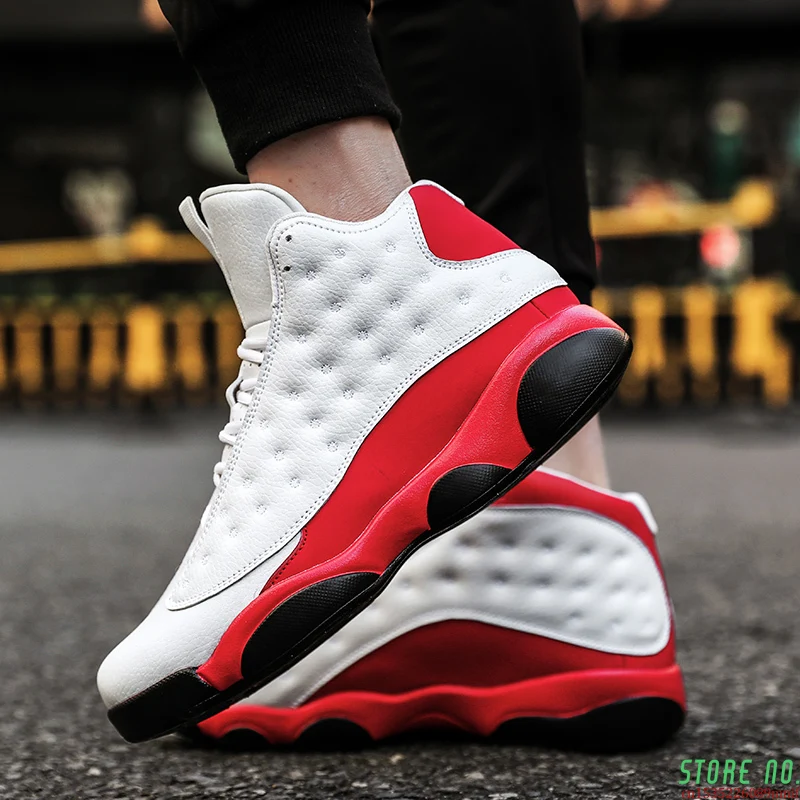 Big Size Sneakers Basketball Shoes For Men Women Suede Breathable Basketball Sport Ankle Boots Men High Walking Sneakers