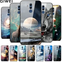 Mate20 Lite Case For Huawei Mate Lite Cases 6 3 Tempered Glass Silicone Bumper  Hard Glass Back Cover Phone Cases Coque