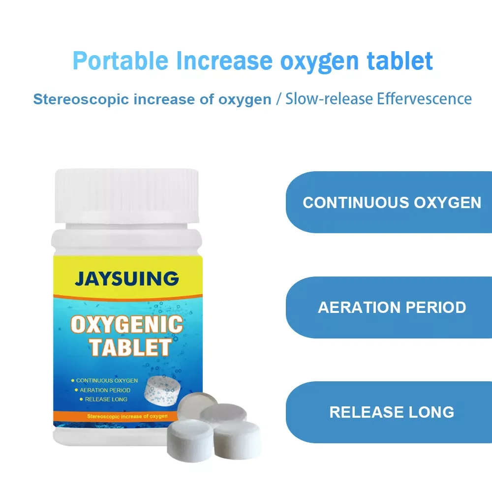 

2022JMT Fish Tank No-Toxic Oxygen Aeration Effervescent Tablets Aquarium Fish Tank Oxygen Aeration Effervescent Tablets Increase