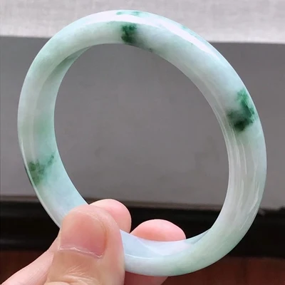 

Ювелирные изделия Zheru, браслет из натурального нефрита из Мьянмы 54 мм-62 мм, изысканная фотография, отправить подруге, отправить маму