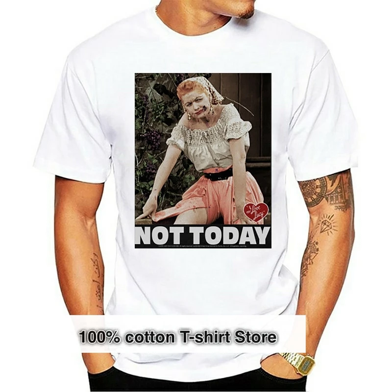 

Lucy Not Today Licensed Adult T-Shirt M Xl 2Xl 12Xl Tee Shirt