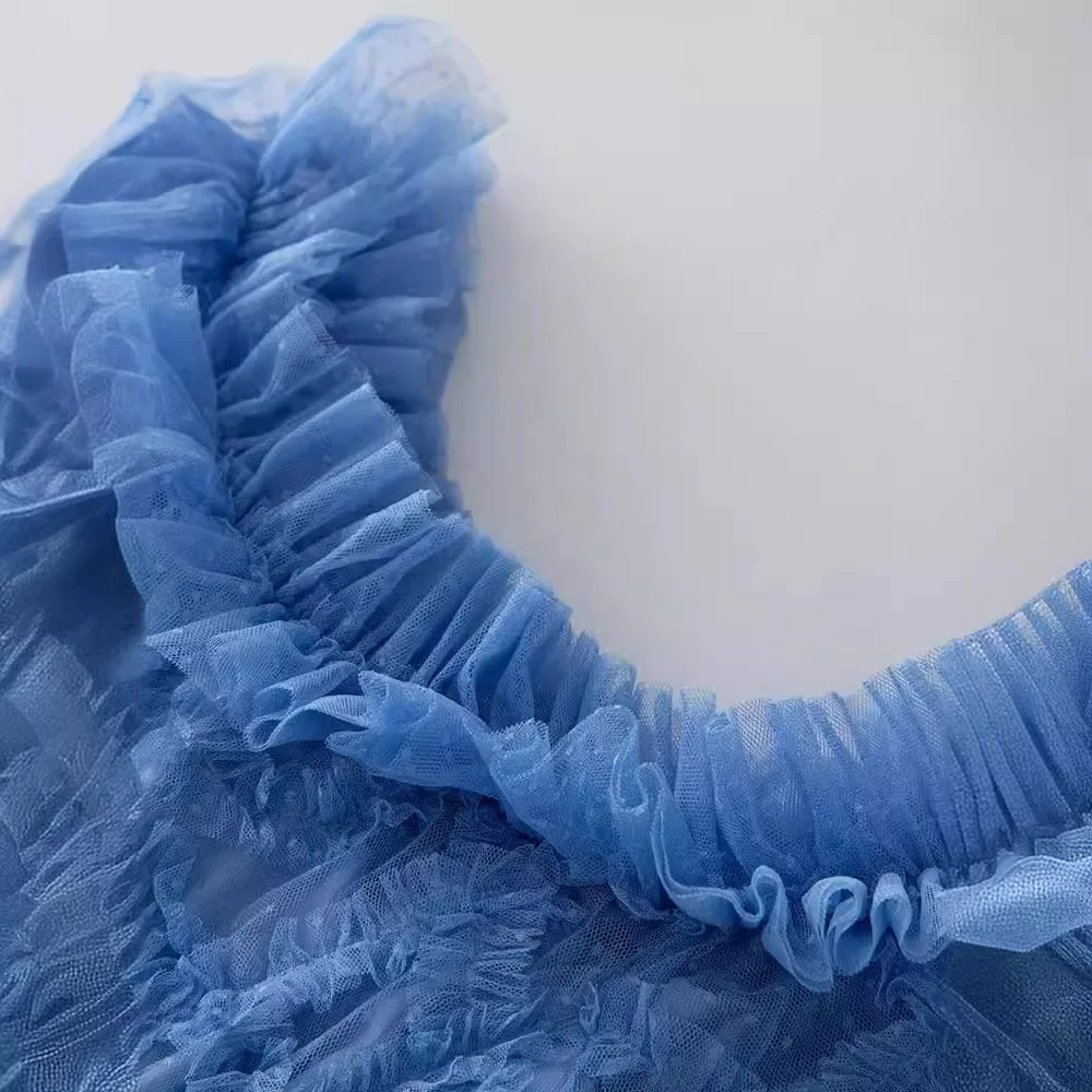 Новинка лета 2024 платья во французском стиле однорядные кружевные с коротким