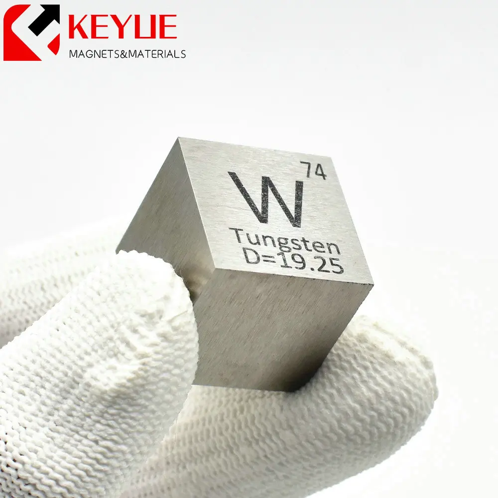 

20mm Element Tungsten Block Wolfram W Cube Density 99.95% Pure for Element Collection Hand Made DIY Hobbies Crafts Display