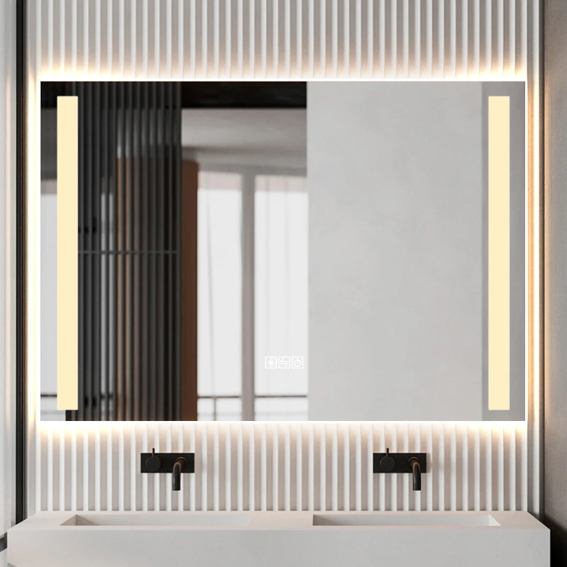 Китайская фабрика оптовая цена умывальник умный дом сенсорный экран зеркало для