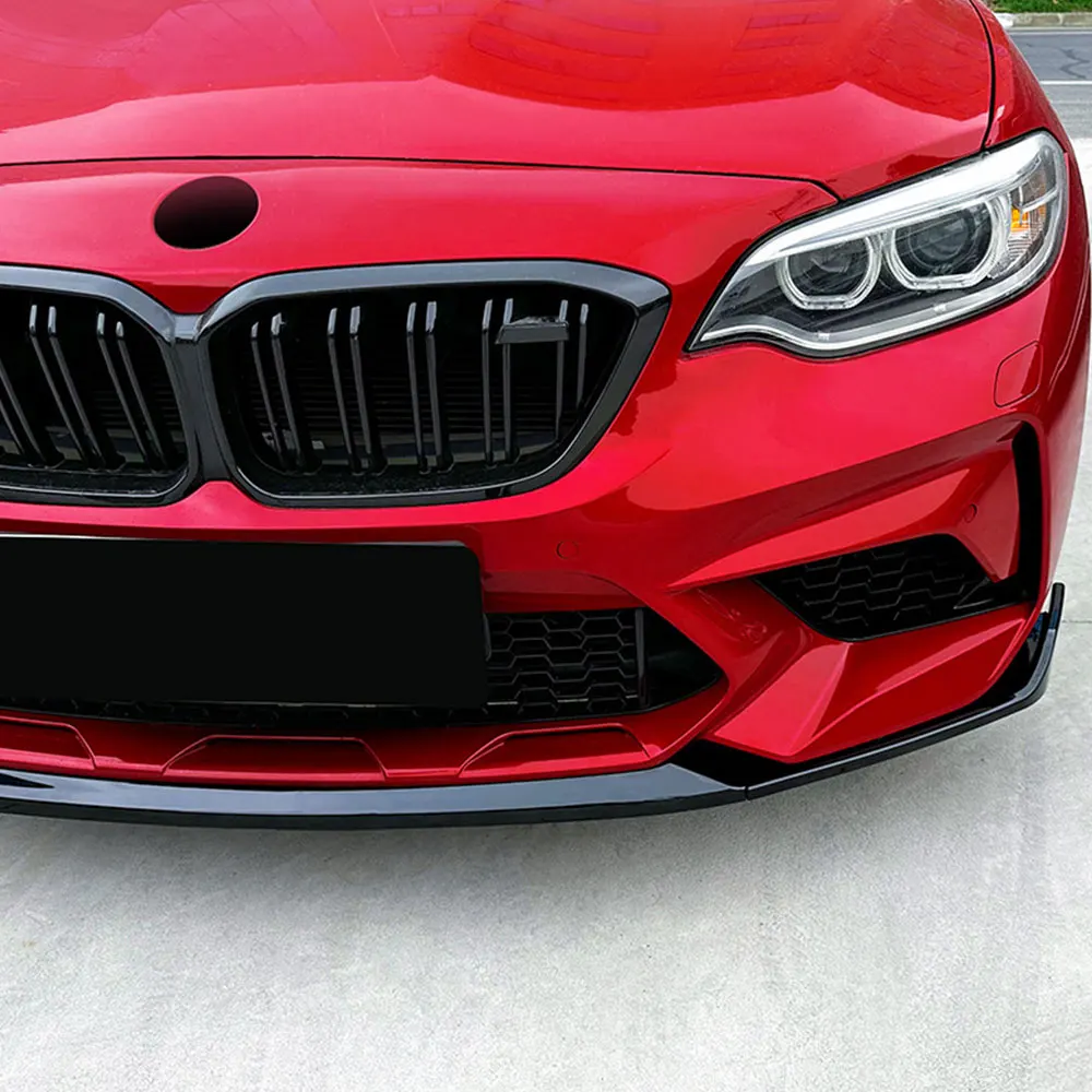 Фото Для BMW 2 серии M2 CS F87 2016-2021 передний бампер передняя лопата передняя Iip внешнее украшение модифицированный АБС-пластик автомобильный пар №5