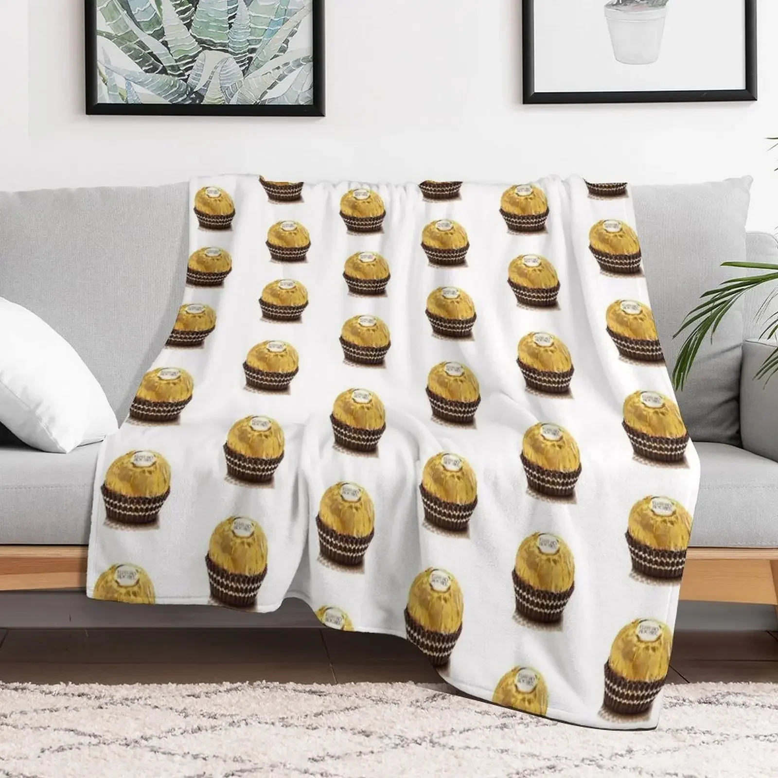 Фото Одеяло Ferrero Rocher 2, декоративные одеяла Polar Retros для кровати, одеяла №1