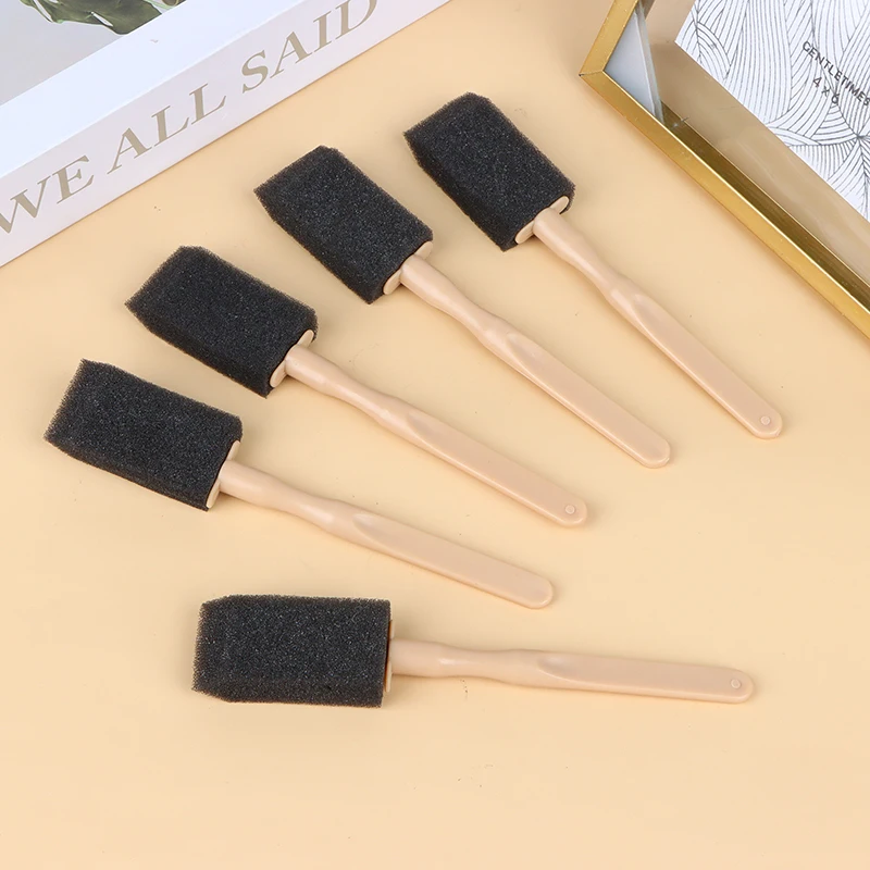 

5Pcs Car Air Conditioner Vent Sponge Brush Car Detailing Brush Car Grille Cleaning Detailing Brush Auto Interior Accessories