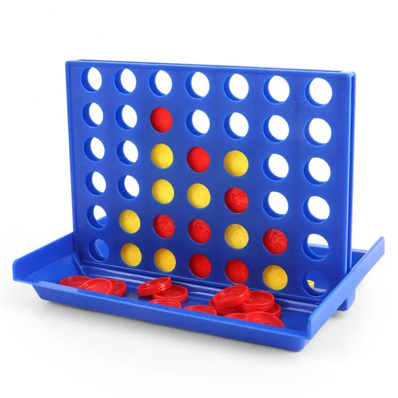 

4 In A Line Board Game Children's Educational Toy Foldable Parent-child Interaction Chess Game Kids Puzzle Toy Christmas Gift
