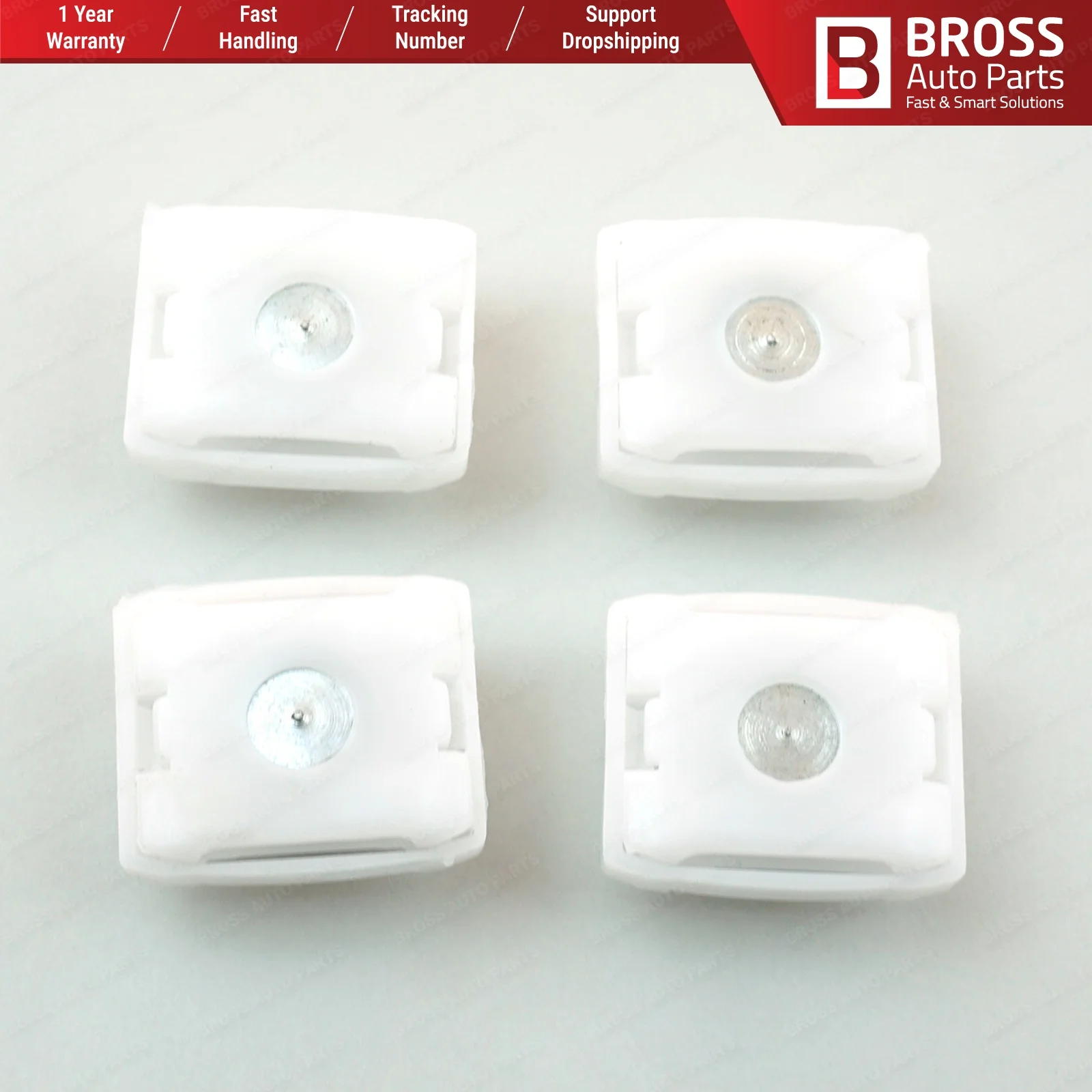 Bross автозапчасти BWR1183 4 шт. стеклоподъемник ремонт рельсы пластиковые все двери