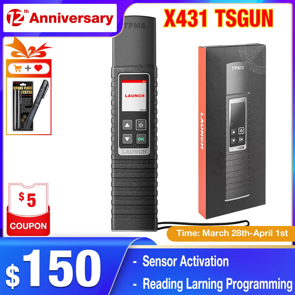 

Датчик давления в шинах LAUNCH X431 TSGUN, датчик давления в шинах для X431 V/V +/PRO3S/Pad V