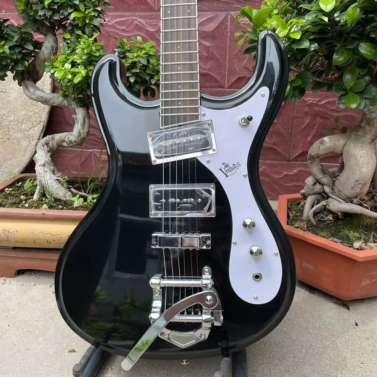 Коллекция 1966 винтажные тюнеры Bigsby Tremolo для электрогитары с инкрустацией в