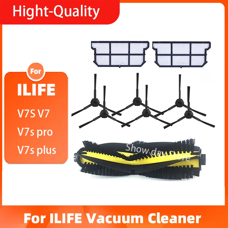 

Main brush side brush hepa filter dustproof for ILIFE V7 V7s V7S pro robot vacuum cleaner spare parts replacement