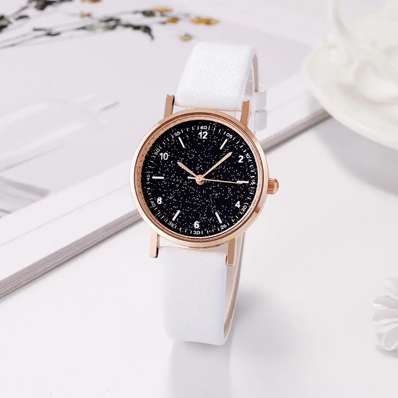 Модные хипстерские новые звездные женские часы с ремнем повседневные