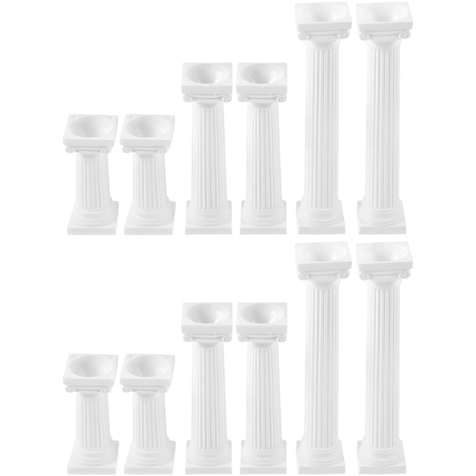 

Mini Column Photo Prop Miniature Roman Pillar Ornament Table Decor Greek Statue Sand Wedding Decoration